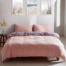 Load image into Gallery viewer, Cosy Club Duvet Cover Quilt Set Doona Cover Pillow Case Candy Floss KING
