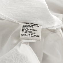 Load image into Gallery viewer, Cosy Club Washed Cotton Quilt Set White Single
