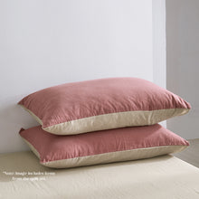 Load image into Gallery viewer, Cosy Club Sheet Set Cotton Sheets Queen Vanilla Rhubarb
