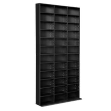 Load image into Gallery viewer, Artiss Adjustable Book Storage Shelf Rack Unit - Black - Oceania Mart
