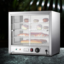 Load image into Gallery viewer, Devanti Commercial Food Warmer Pie Hot Display Showcase Cabinet Stainless Steel - Oceania Mart
