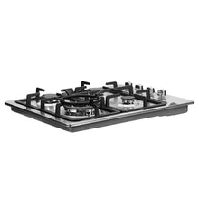 Load image into Gallery viewer, Devanti Gas Cooktop 60cm Kitchen Stove 4 Burner Cook Top NG LPG Stainless Steel Silver
