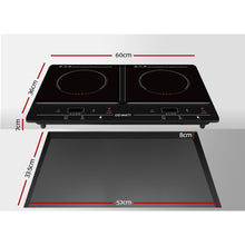 Load image into Gallery viewer, Devanti Induction Cooktop Portable Cooker Ceramic Cook Top Electric Hob Kitchen
