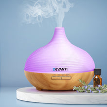 Load image into Gallery viewer, DEVANTi Aroma Diffuser Air Humidifier Night Light 300ml
