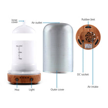 Load image into Gallery viewer, Devanti Aromatherapy Diffuser Aroma Humidifier Ultrasonic 3D Light Essential Oil
