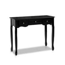 Load image into Gallery viewer, Hallway Console Table Hall Side Dressing Entry Display 3 Drawers Black
