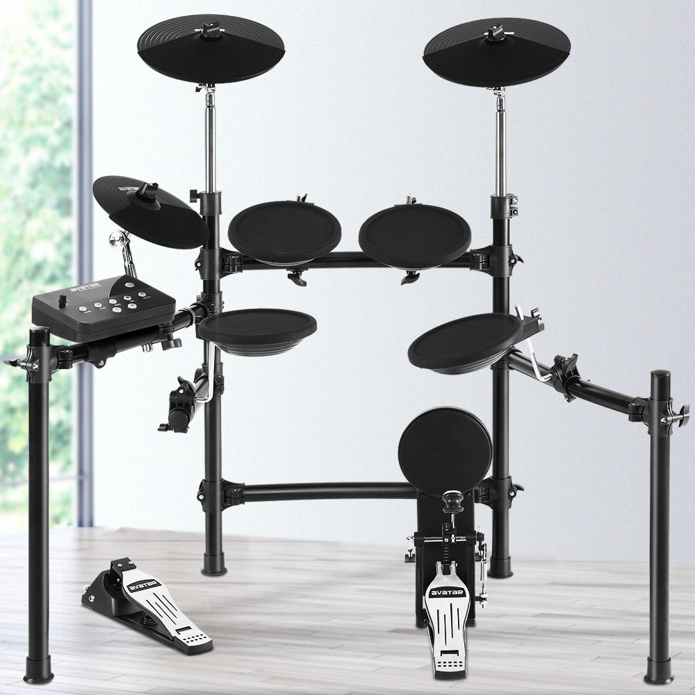 8 Piece Electric Electronic Drum Kit Drums Set Pad Tom Midi For Kids Adults - Oceania Mart