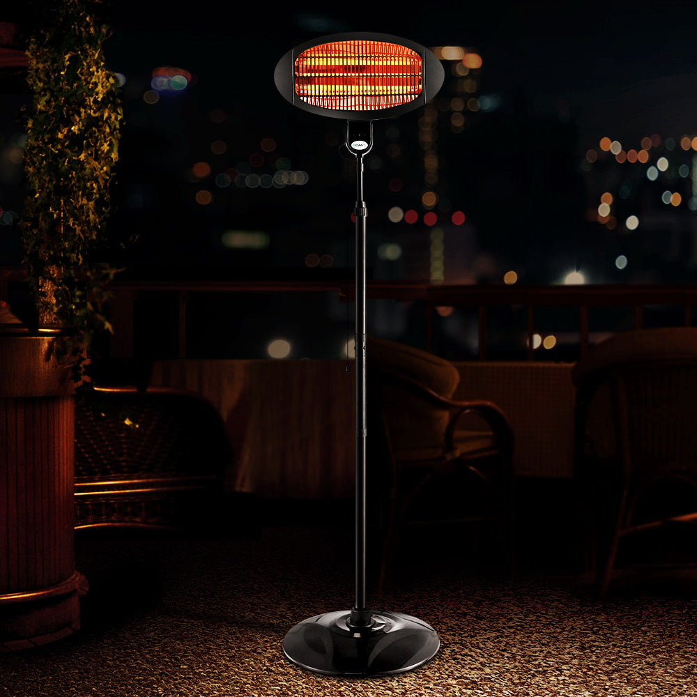 Devanti 2000w Electric Portable Patio Strip Heater - Oceania Mart