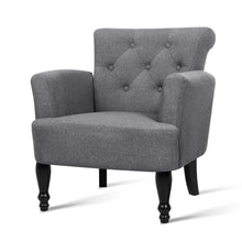Load image into Gallery viewer, Artiss French Lorraine Chair Retro Wing - Grey
