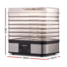 Load image into Gallery viewer, Devanti Food Dehydrator with 7 Trays - Silver
