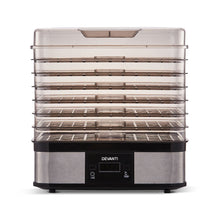 Load image into Gallery viewer, Devanti Food Dehydrator with 7 Trays - Silver
