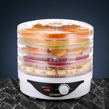 Load image into Gallery viewer, Devanti Food Dehydrator with 5 Trays - White
