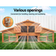 Load image into Gallery viewer, i.Pet Rabbit Hutch Chicken Coop Wooden Pet Hutch 169cm x 52cm x 72cm
