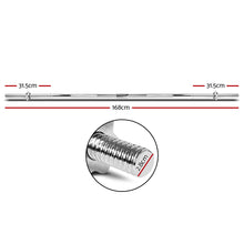 Load image into Gallery viewer, Everfit Steel Weight Barbell 168cm

