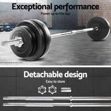 Load image into Gallery viewer, Everfit Steel Weight Barbell 168cm
