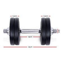 Load image into Gallery viewer, Everfit Fitness Gym Exercise Dumbbell Set 15kg
