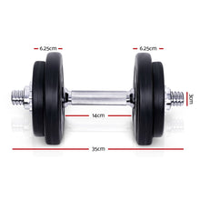 Load image into Gallery viewer, Everfit Fitness Gym Exercise Dumbbell Set 20kg
