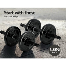 Load image into Gallery viewer, Everfit 7KG Dumbbells Dumbbell Set Weight Plates Home Gym Fitness Exercise
