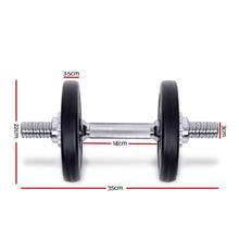 Load image into Gallery viewer, Everfit 15KG Dumbbells Dumbbell Set Weight Plates Home Gym Fitness Exercise
