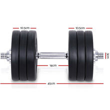 Load image into Gallery viewer, Everfit Fitness Gym Exercise Dumbbell Set 35kg
