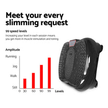 Load image into Gallery viewer, Everfit Vibration Machine Plate Platform Body Shaper Home Gym Fitness Black
