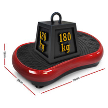 Load image into Gallery viewer, Everfit Vibration Machine Plate Platform Body Shaper Home Gym Fitness Maroon
