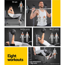 Load image into Gallery viewer, Everfit Weight Bench Adjustable Bench Press 8-In-1 Gym Equipment
