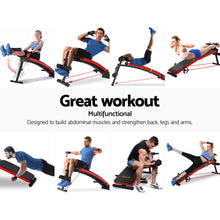 Load image into Gallery viewer, Everfit Adjustable Sit Up Bench Press Weight Gym Home Exercise Fitness Decline
