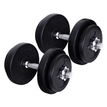 Load image into Gallery viewer, 20KG Dumbbells Dumbbell Set Weight Training Plates Home Gym Fitness Exercise
