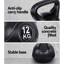 Load image into Gallery viewer, 12kg Kettlebell Kettlebells Kettle Bell Bells Kit Weight Fitness Exercise
