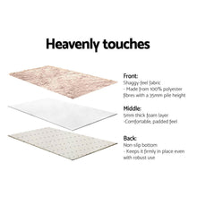 Load image into Gallery viewer, Artiss 140x200cm Floor Rugs Large Ultra Soft Shaggy Rug Carpet Mat Area Beige - Oceania Mart
