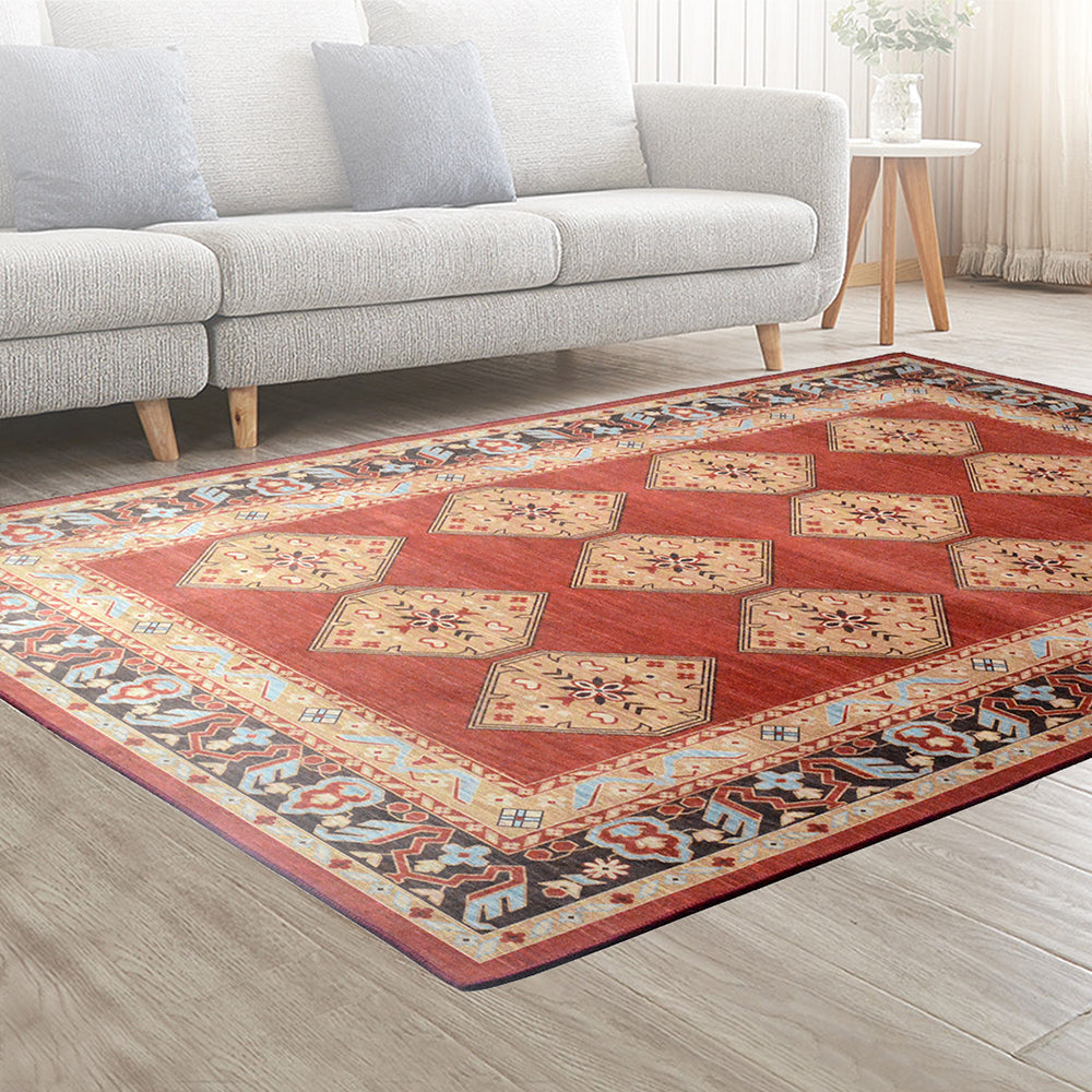 Artiss Floor Rugs Carpet 160 x 230 Living Room Mat Rugs Bedroom Large Soft Red