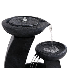 Load image into Gallery viewer, Gardeon 3 Tier Solar Powered Water Fountain with Light - Blue - Oceania Mart
