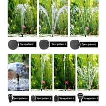 Load image into Gallery viewer, Solar Powered Pond Pump Outdoor Waterfall Bird Bath Fountains Kits 9.7 FT
