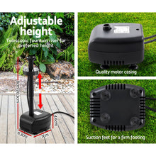 Load image into Gallery viewer, Solar Pond Pump Outdoor Garden Submersible Water Pumps with Battery Kit 4 FT - Oceania Mart
