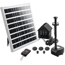 Load image into Gallery viewer, Solar Pond Pump with Battery Garden Water Fountains Panel Kit LED Light 5 FT - Oceania Mart
