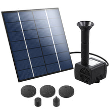 Load image into Gallery viewer, Solar Pond Pump Outdoor Water Fountains Submersible Garden Pool Kit 2.6 FT - Oceania Mart
