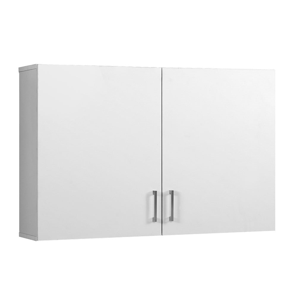 Cefito Wall Cabinet Storage Bathroom Kitchen Bedroom Cupboard Organiser White - Oceania Mart