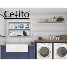 Load image into Gallery viewer, Cefito Wall Cabinet Storage Bathroom Kitchen Bedroom Cupboard Organiser White - Oceania Mart
