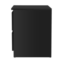 Load image into Gallery viewer, Bedside Tables Drawers Side Table Bedroom Furniture Nightstand Black Lamp
