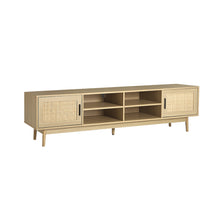Load image into Gallery viewer, TV Cabinet Entertainment Unit Storage Cabinets Rattan Wooden 180CM
