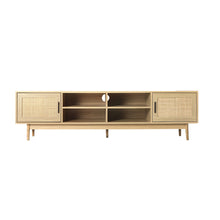 Load image into Gallery viewer, TV Cabinet Entertainment Unit Storage Cabinets Rattan Wooden 180CM
