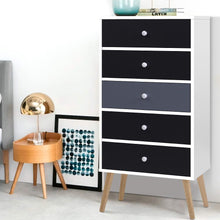 Load image into Gallery viewer, Artiss Chest of Drawers Dresser Table Tallboy Storage Cabinet Furniture Bedroom
