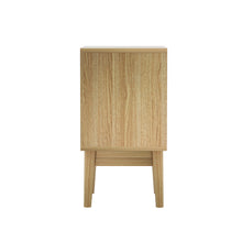 Load image into Gallery viewer, Bedside Tables Rattan Drawers Side Table Nightstand Storage Cabinet Wood
