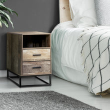 Load image into Gallery viewer, Bedside Tables Drawers Side Table Nightstand Storage Cabinet Unit Wood
