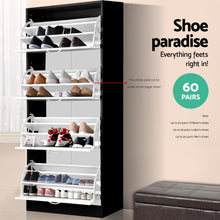Load image into Gallery viewer, Artiss Wooden Shoe Cabinet
