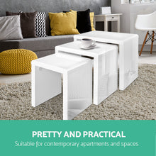 Load image into Gallery viewer, Artiss Set of 3 Nesting Tables - Oceania Mart
