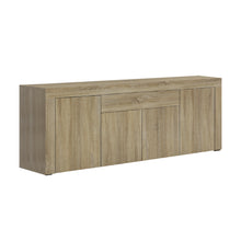Load image into Gallery viewer, Buffet Sideboard Cabinet Storage 4 Doors Cupboard Hall Wood Hallway Table
