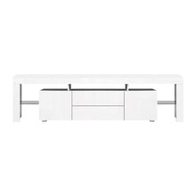 Load image into Gallery viewer, Artiss TV Cabinet Entertainment Unit Stand RGB LED Gloss Furniture 200cm White - Oceania Mart
