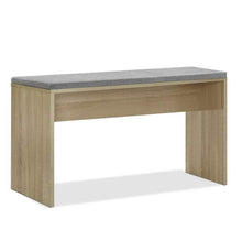 Load image into Gallery viewer, Artiss Dining Bench NATU Upholstery Seat Stool Chair Cushion Kitchen Furniture Oak 90cm
